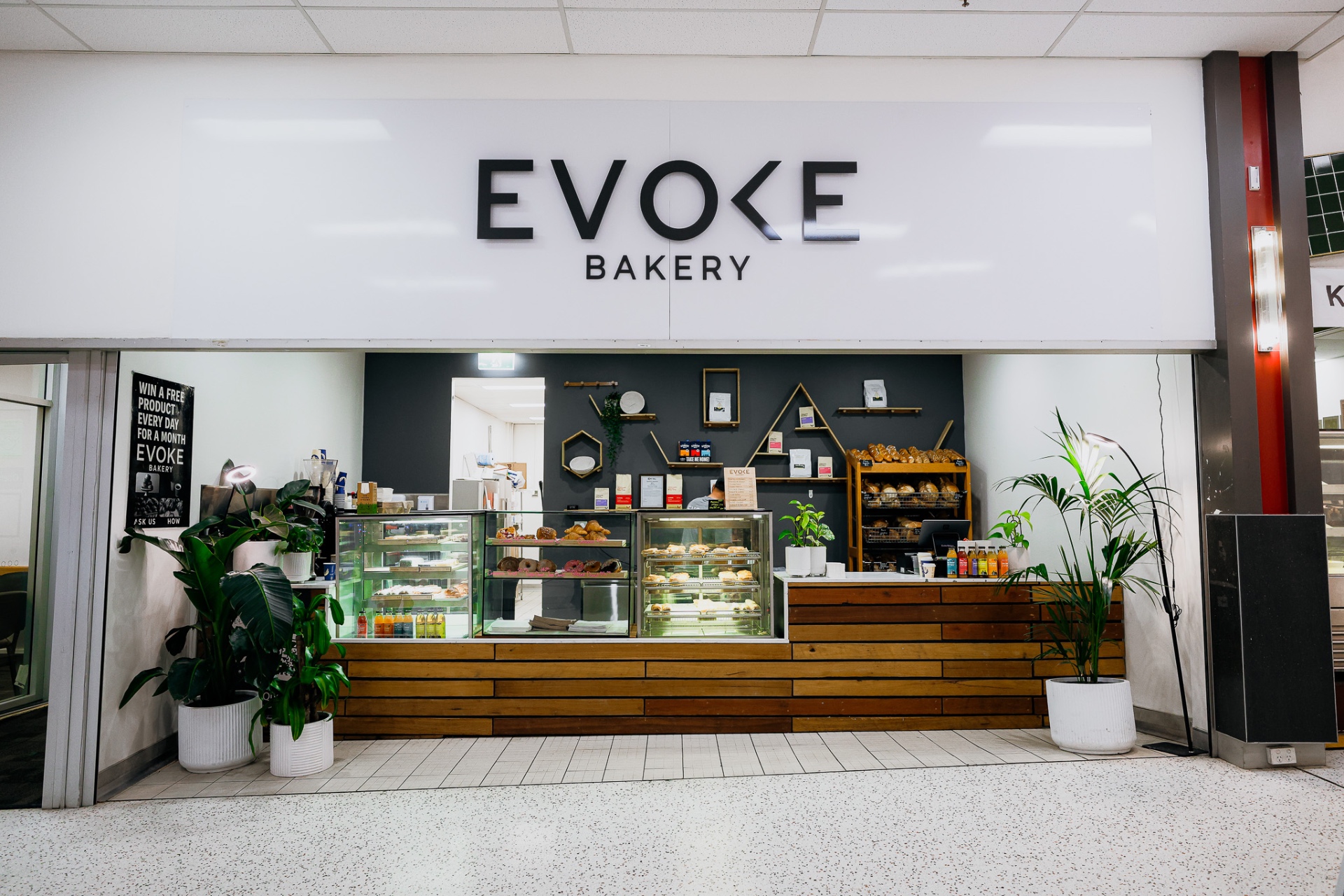 Evoke Bakery storefront at Kippax Fair