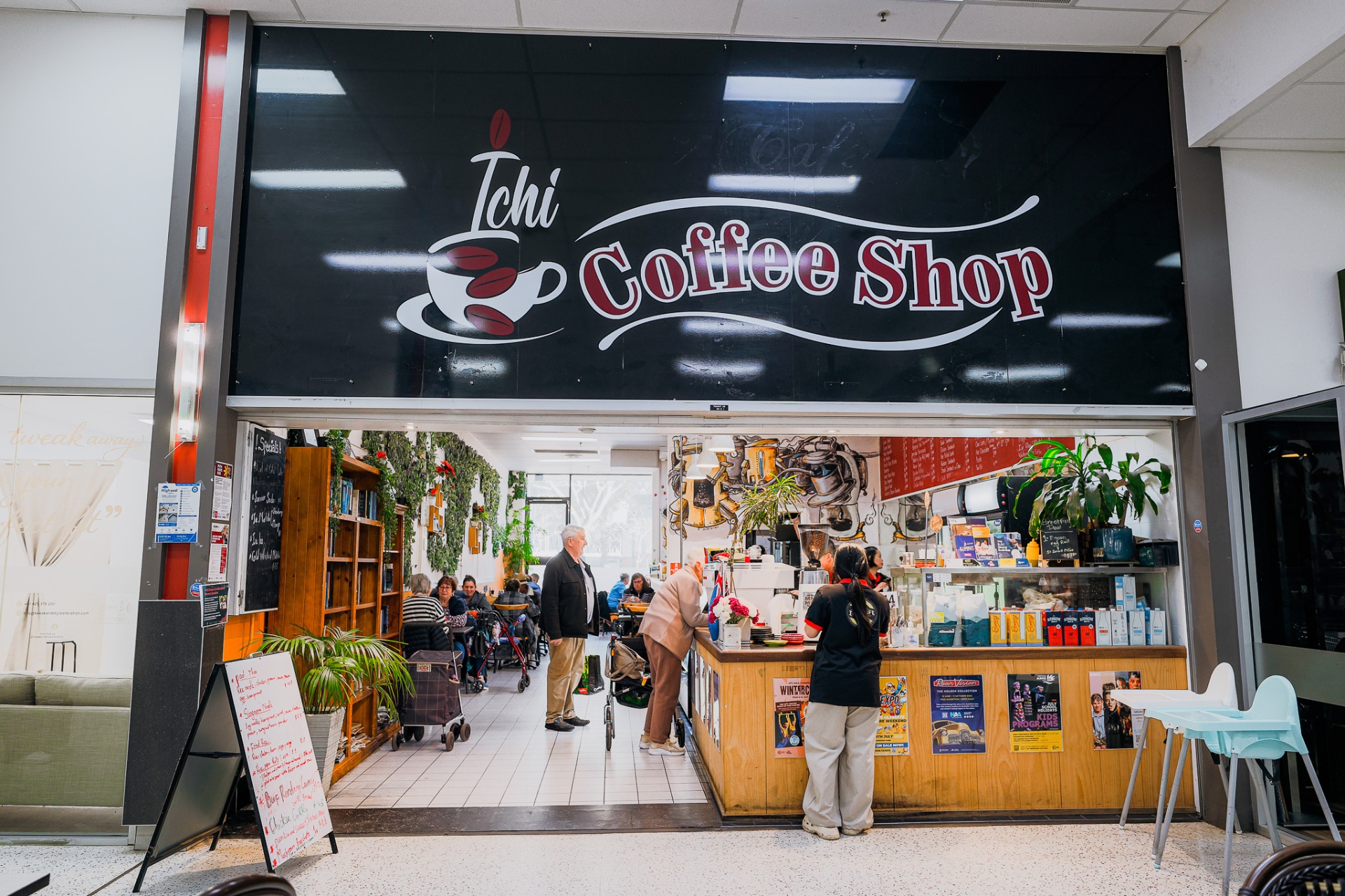 Ichi Cafe storefront at Kippax Fair